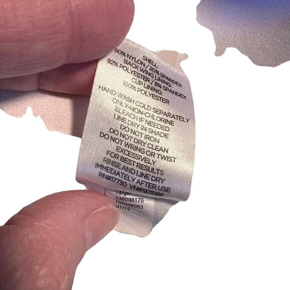 Shade & Shore black and white stripe high waisted bikini set 34D S ** - Picture 6 of 8